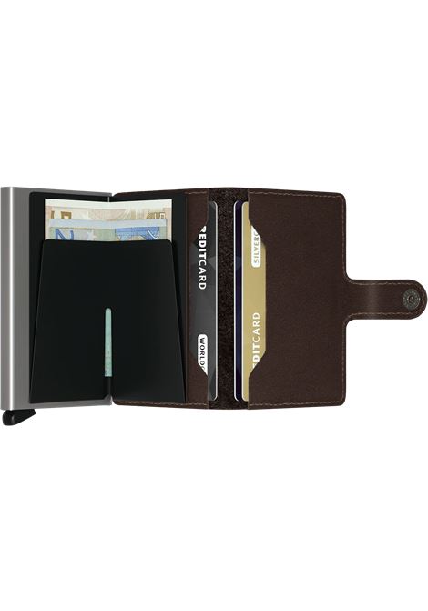 Miniwallet original brown dark SECRID | M-ORIGINALDARK BROWN